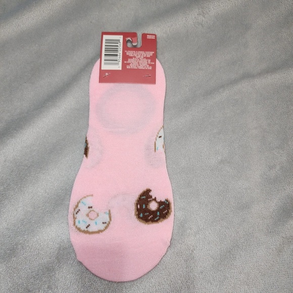 Juncture donut & Smore Women's Fashion no slip shoe Liner Socks 2 pack Size 5-9 - Picture 3 of 10